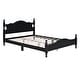 preview thumbnail 4 of 23, Wooden Queen Size Platform Bed Frame, Solid Pine and MDF with Headboard, Easy Assembly