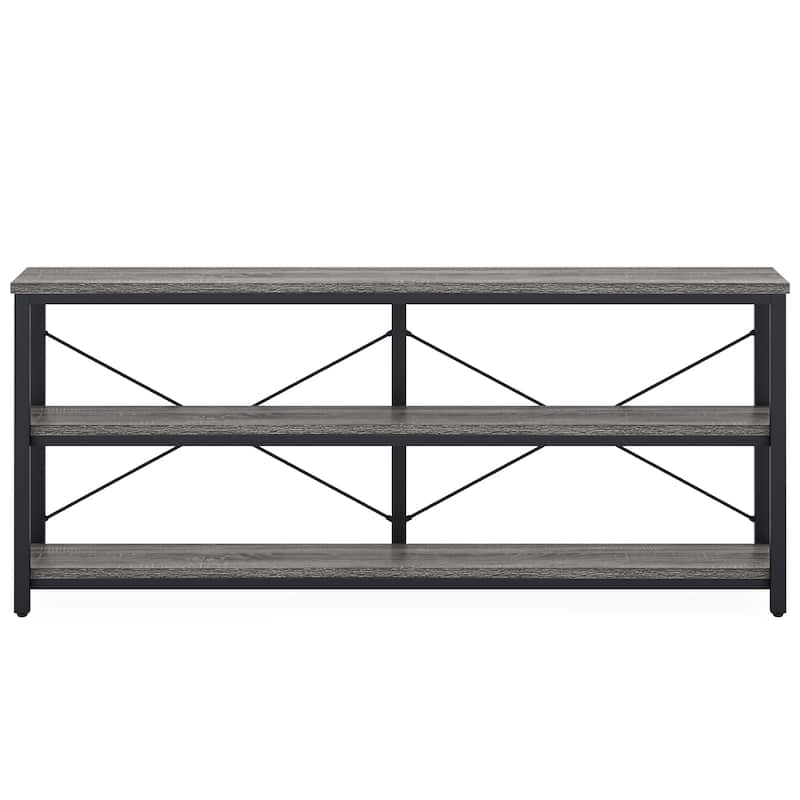 Extra Long Sofa Console Table with Storage for Entryway