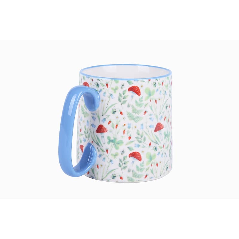 10 Strawberry Street Bella Flora Mugs, Set of 4