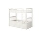 preview thumbnail 5 of 23, Nestfair Twin Over Twin Wood Bunk Bed with Trundle and Drawers