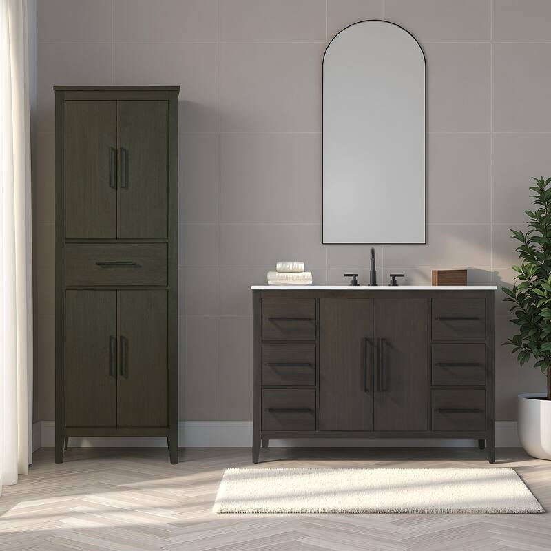 Laura 16-28 Inch Bath Storage Cabinet