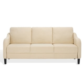 SAFAVIEH Couture Edalynn Modern 3 Seater Sofa - 77"W x 32"D x 34"H