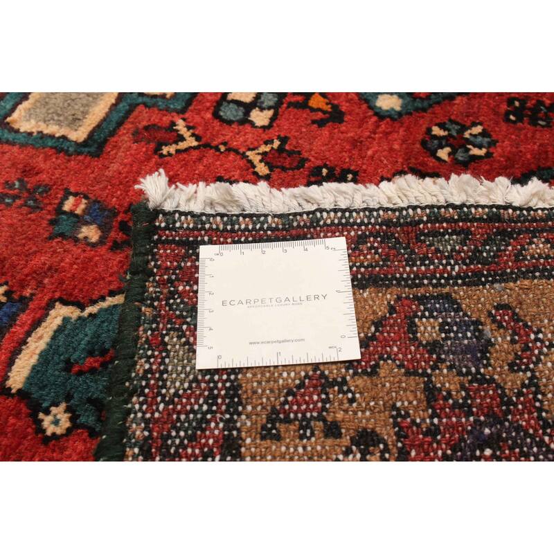 ECARPETGALLERY Hand-knotted Andelz Red Wool Rug - 3'9 x 8'0