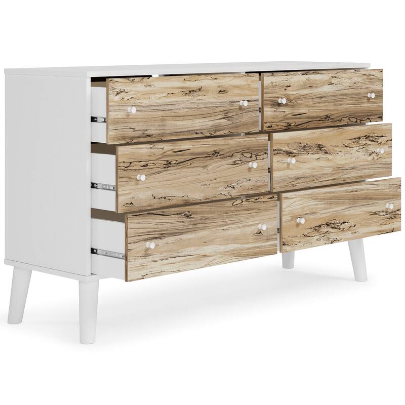 Signature Design by Ashley Piperton Woodgrain 6-drawer Dresser
