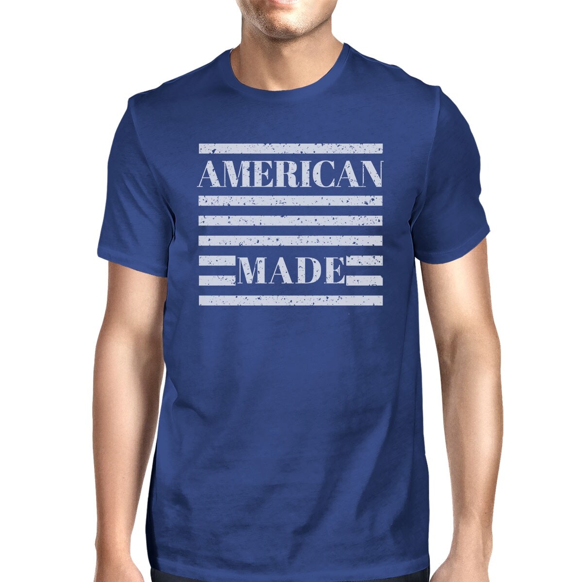 Shop American Made Mens Unique Independence Day Design T Shirt For