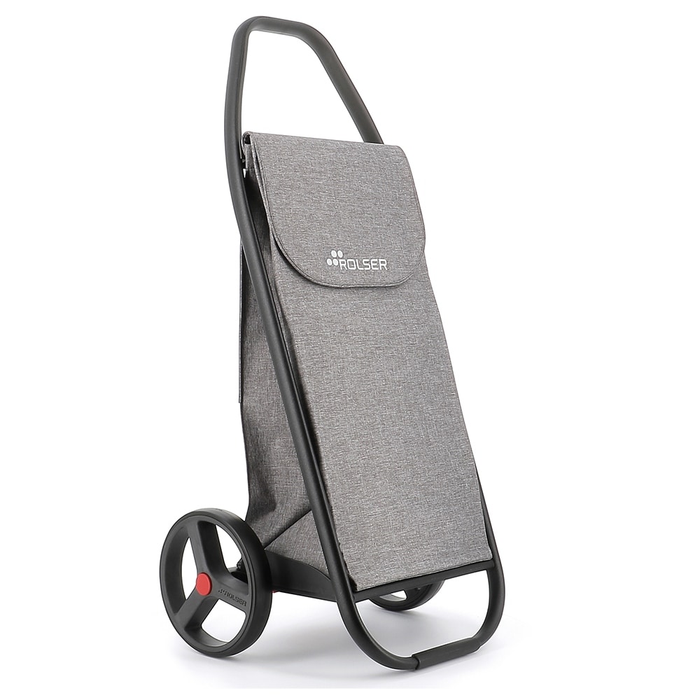 Rolser COM Tweed 8 BT 2 Big Wheels Foldable Shopping Trolley - 18.7 in. W x 39.76 in. H x 16.54 in. D