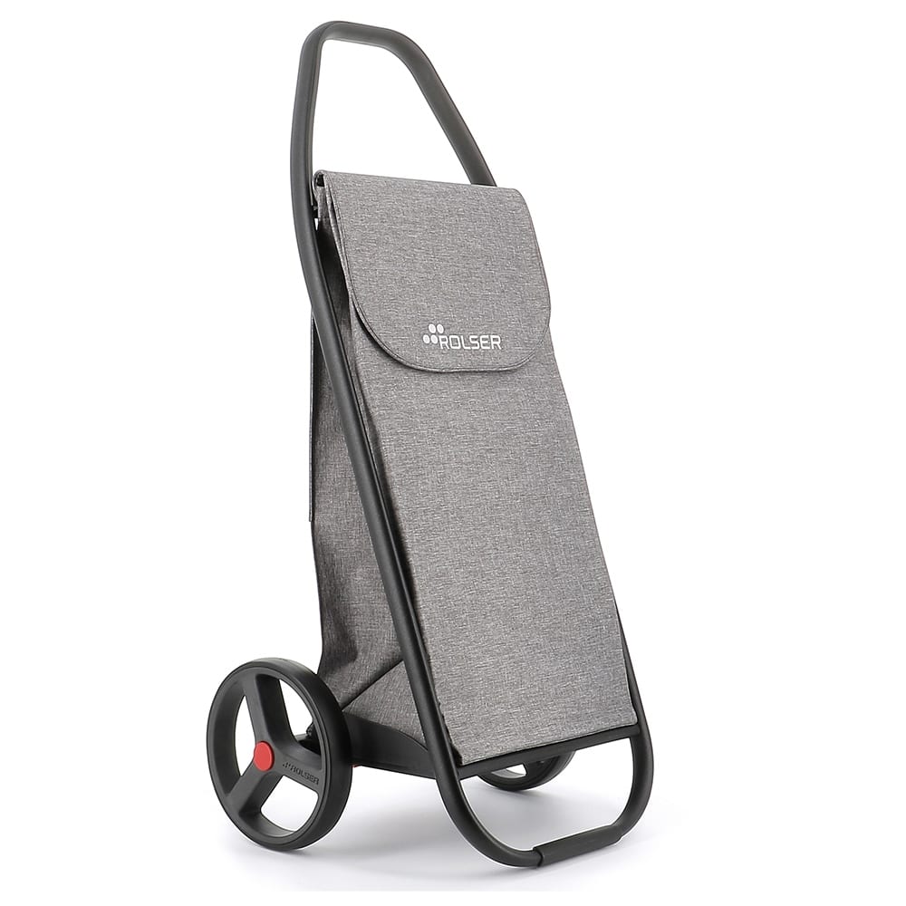 Rolser COM Tweed 8 BT 2 Big Wheels Foldable Shopping Trolley - 18.7 in. W x 39.76 in. H x 16.54 in. D
