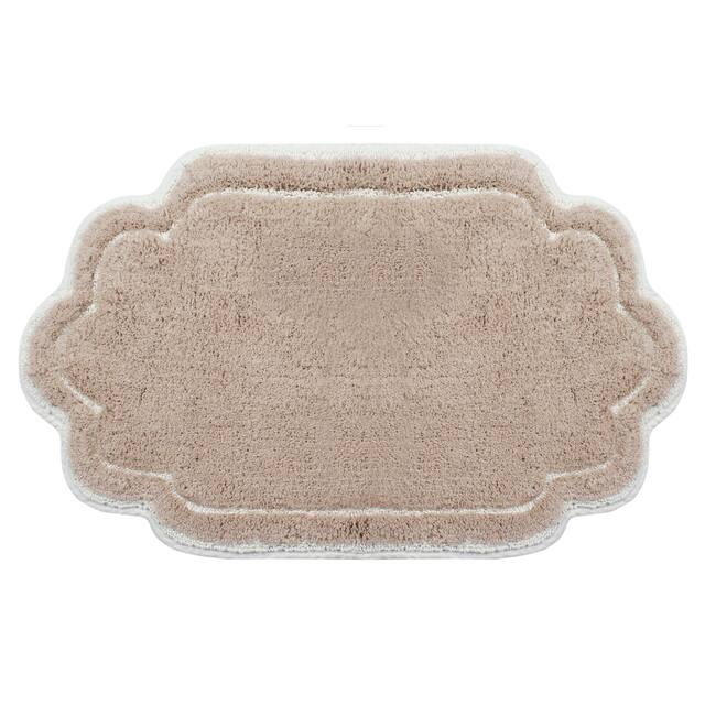Home Weavers Allure Collection Absorbent Cotton, Machine Washable and Dry Bath Rugs