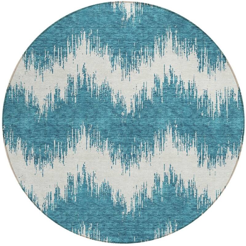 HomeRoots Chevron Transitional Rectangle Outdoor Rug