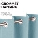 preview thumbnail 35 of 69, Deconovo Faux Linen Total Blackout Grommet Curtain (2 Panels)