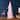 Glittered Layered Feather Cone Tree Christmas Decoration - 19.5" - Pink