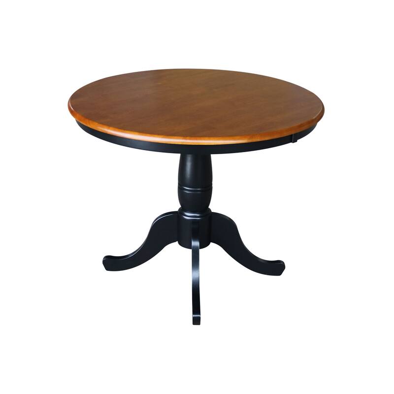 Copper Grove Karl 36-inch Round Top Pedestal Table - 29.1"H