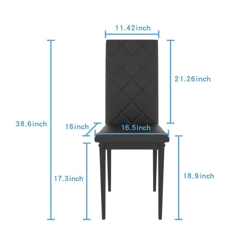 5-piece dining table set, dining table and chair for 4