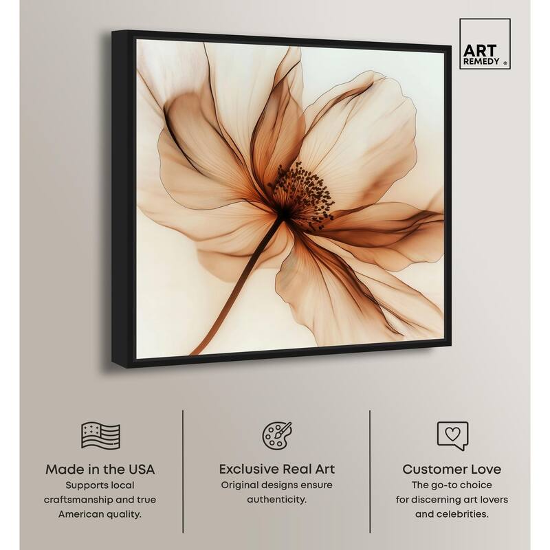 Fragile Elegance I Canvas by Art Remedy