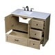 preview thumbnail 9 of 9, Elegant Lighting VF2842 Soma 42" Free Standing Single Basin Vanity Set