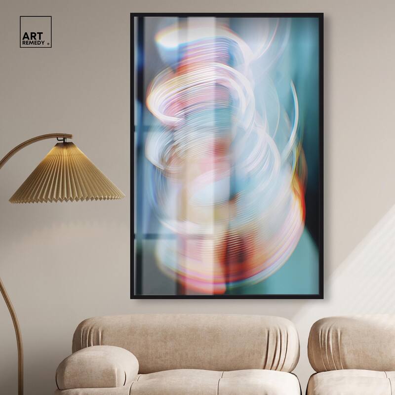 Swirling Light II Shadowbox by Art Remedy