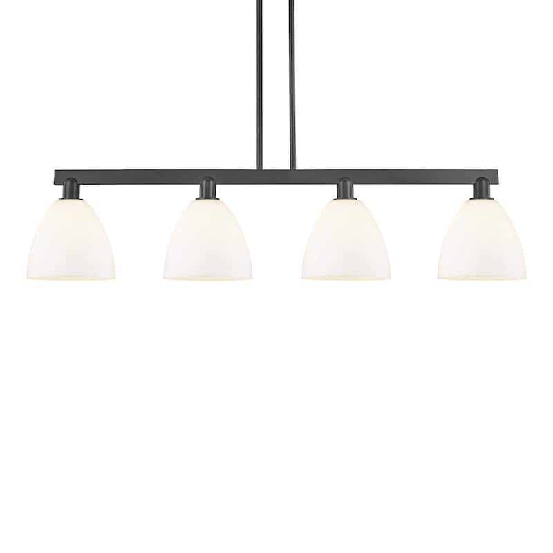 Innovations Lighting 716-4I-13-52 Bristol Linear Bristol 4 Light 52" - Matte Black / Matte White