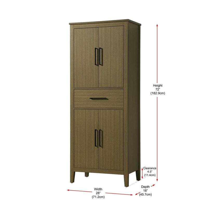 Laura 16-28 Inch Bath Storage Cabinet