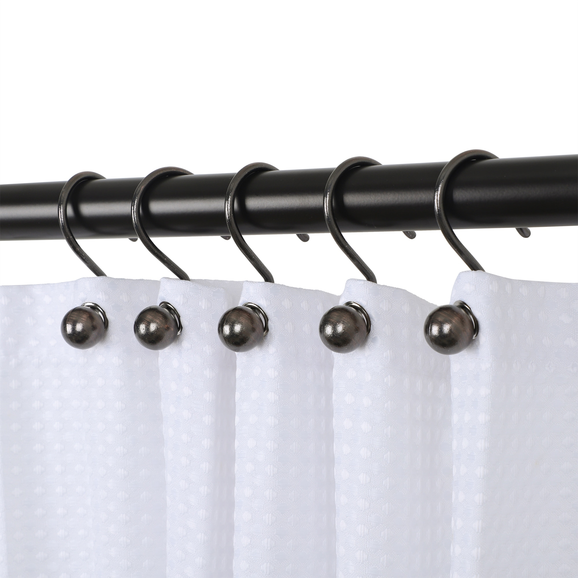 Utopia Alley Ball Rustproof Aluminum Shower Curtain Hooks, Set of 12 - On  Sale - Bed Bath & Beyond - 31475652