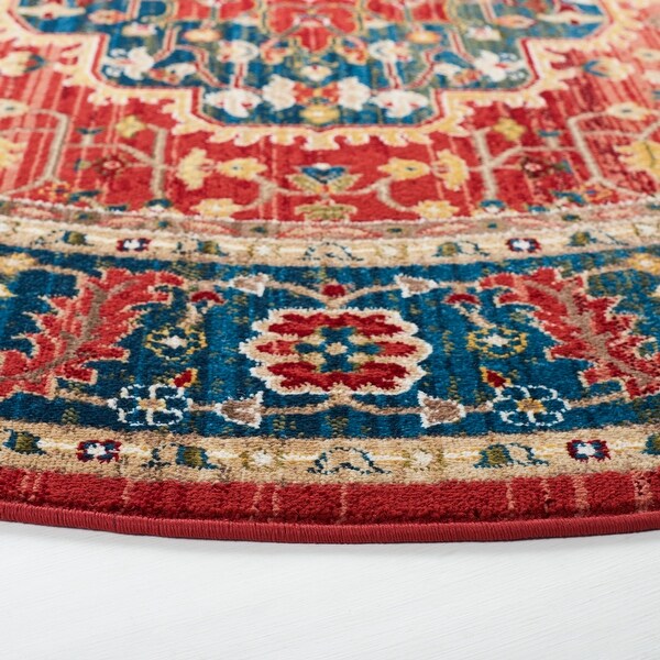 Lauren Ralph Lauren Chloe Traditional Medallion Rug Fringe - Bed