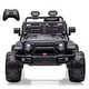 preview thumbnail 1 of 14, 24V 2 Seaters Kids Ride On Truck with Remote Control Black