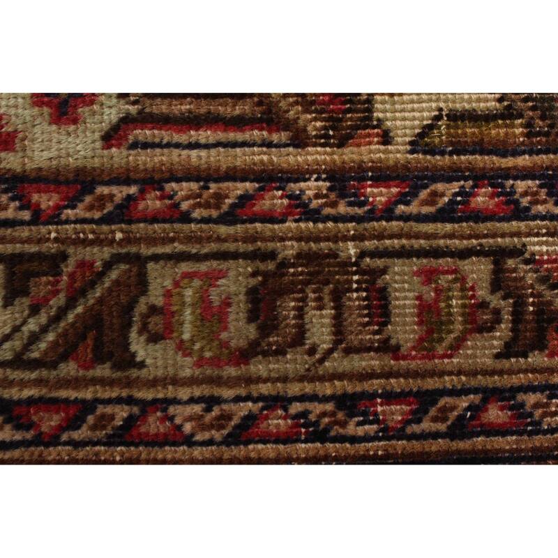 ECARPETGALLERY Hand-knotted Kayseri Vintage Red Wool Rug - 4'7 x 6'3