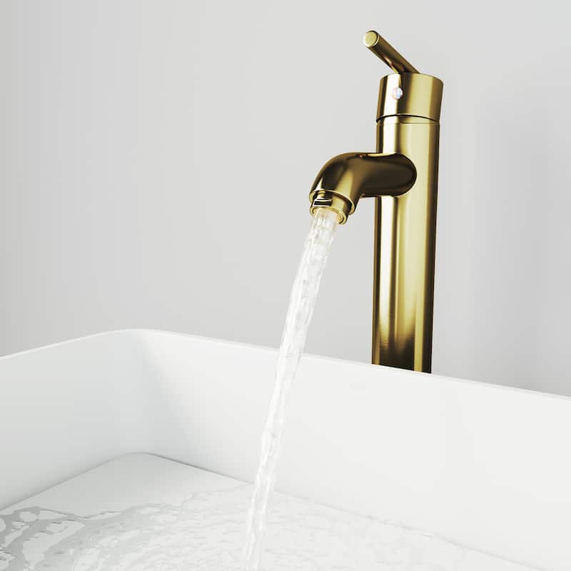 VIGO Seville 13" H Single Handle Single Hole Bathroom Vessel Faucet