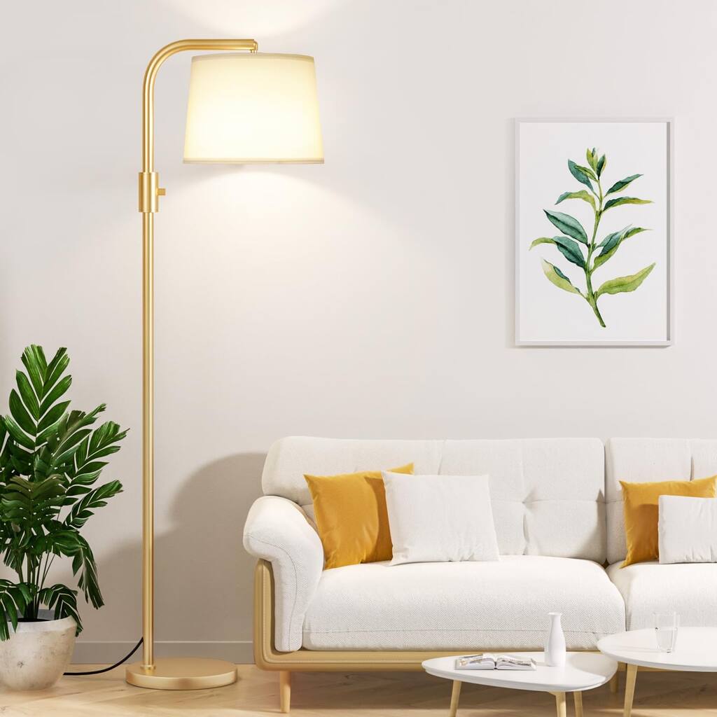 Fully Dimmable Floor Lamp - Floor Lamps 9W LED Light Bulbs, Standing Lamps for Living Room, Modern Standing Light Tall Lamp