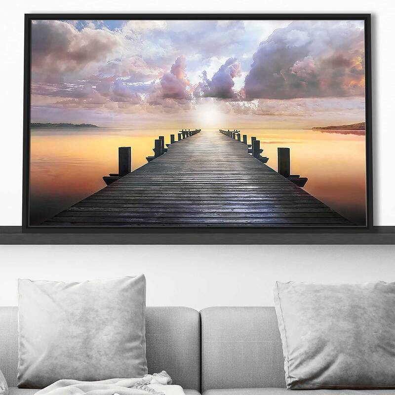 "Blue Way" Print on Floating Canvas