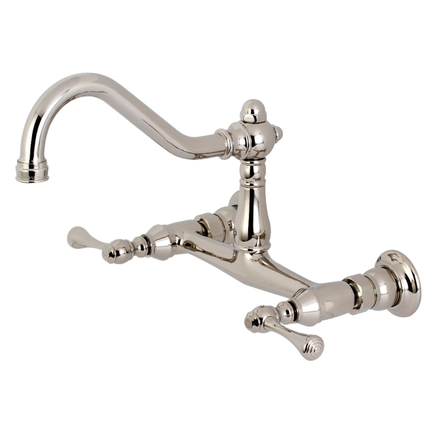 Shop Kingston Brass Ks324 Bl Vintage 1 2 Gpm Wall Mounted Bridge