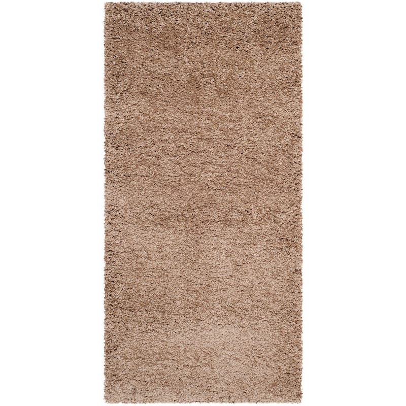 SAFAVIEH, Milan Shag Afton 2-inch Thick Area Rug - 2' x 4' - Dark Beig