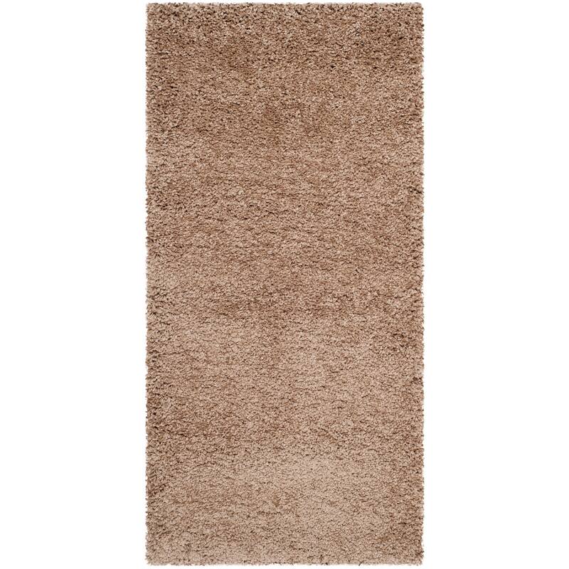 SAFAVIEH Milan Shag Maibritt 2-inch Thick Area Rug - 2' x 4' - Dark Beige - Rectangle