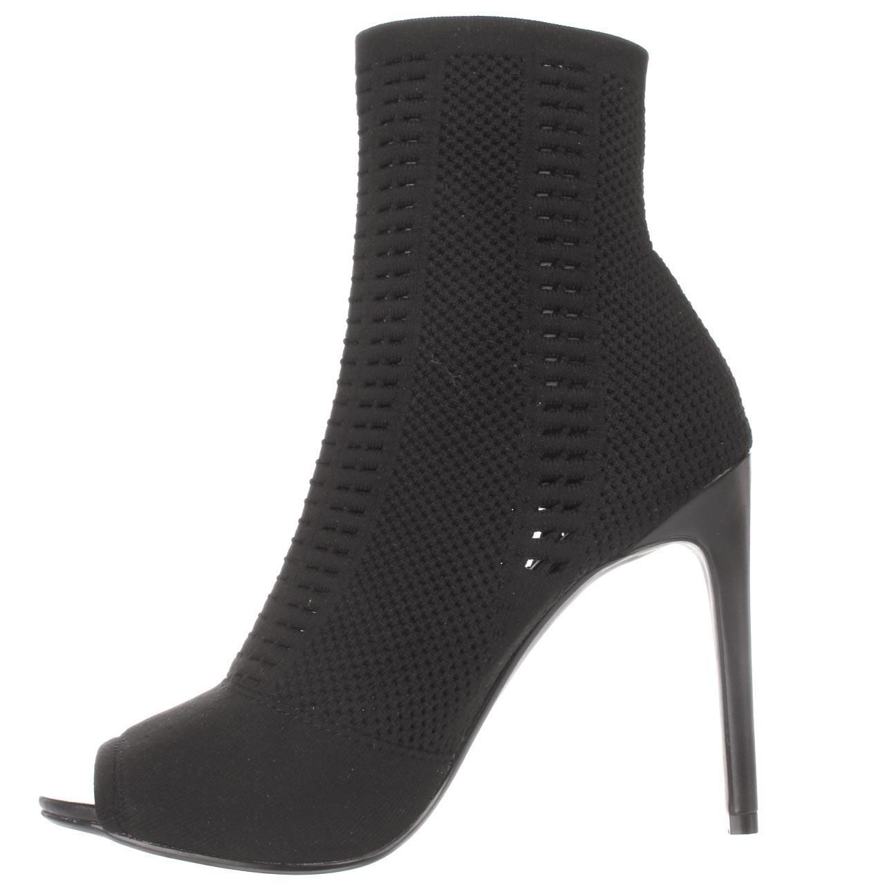 steve madden booties peep toe