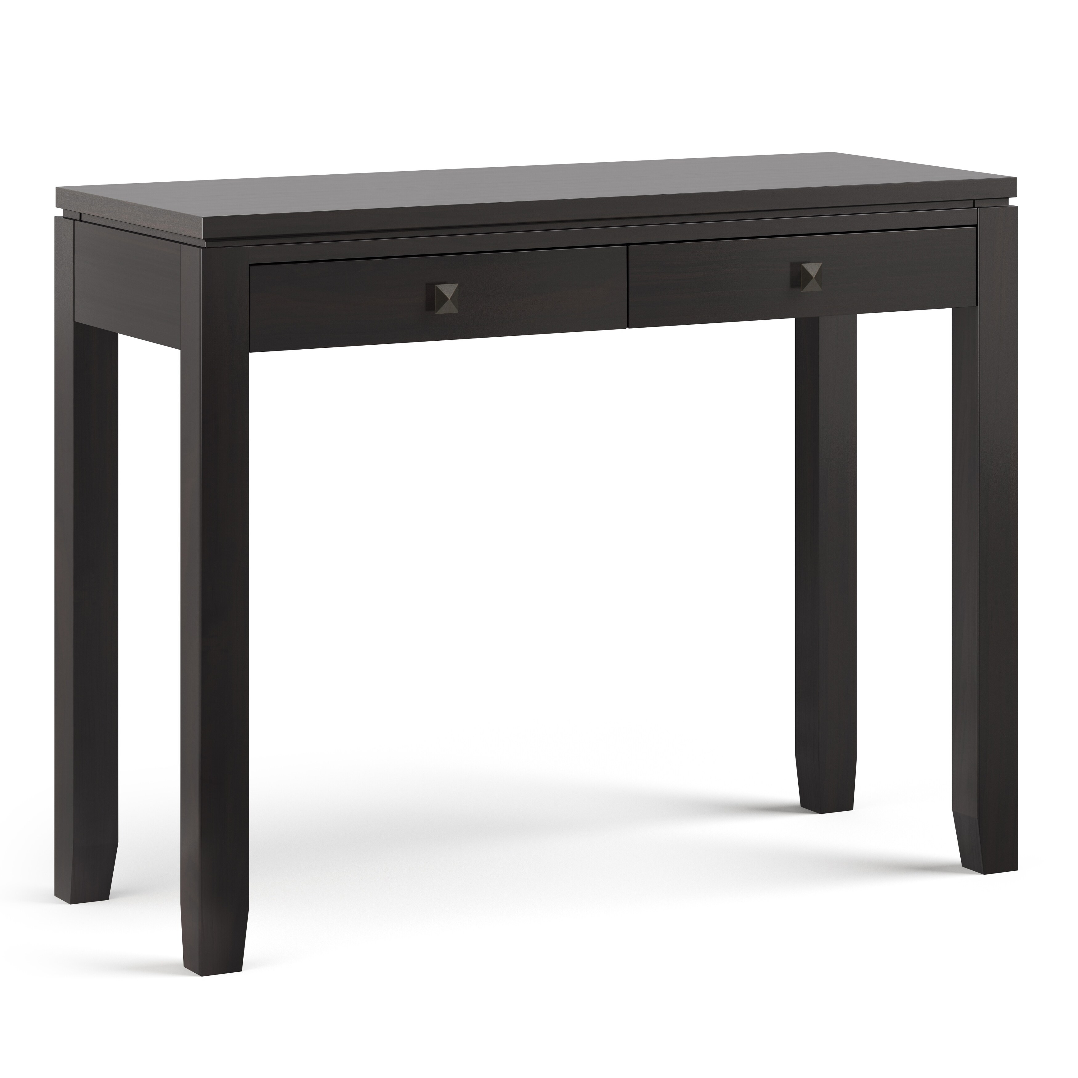 Wyndenhall Essex Solid Wood 38 Inch Wide Contemporary Console Sofa Table 38 Inches Wide Overstock 7480504