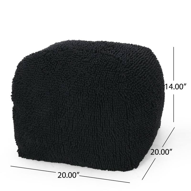 Hansolo Yarn Square Pouf,Comfortable choice, multiple functions, classic design, and cozy corners