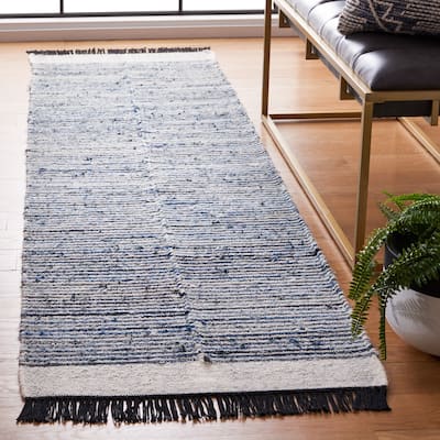 SAFAVIEH Handmade Kilim Rahel Stripe Wool & Jute Rug