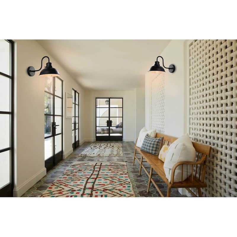 8 Inch wall sconces black wall light fixture metal vintage wall