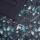 preview thumbnail 3 of 4, ALEX + BELLA Next Level Dark Grey/Blue Microfiber Comforter Set