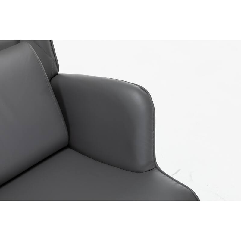 Rocking Chair, Glider Chair,Rocking Accent Chair with Lumbar Pillow and Ottoman for Nursery/Living Room/Bedroom