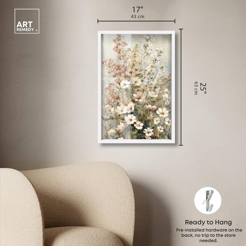 Heirloom Blossoms I Shadowbox by Art Remedy