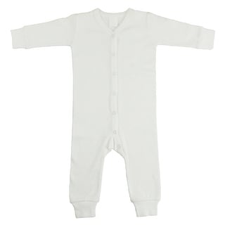white long johns one piece
