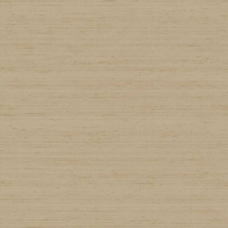 Galerie Wallcoverings Synergy Collection Slub Silk Matte Finish Vinyl on Non-woven Wallpaper Roll - 33-feet long x 21-inches wide - Brown