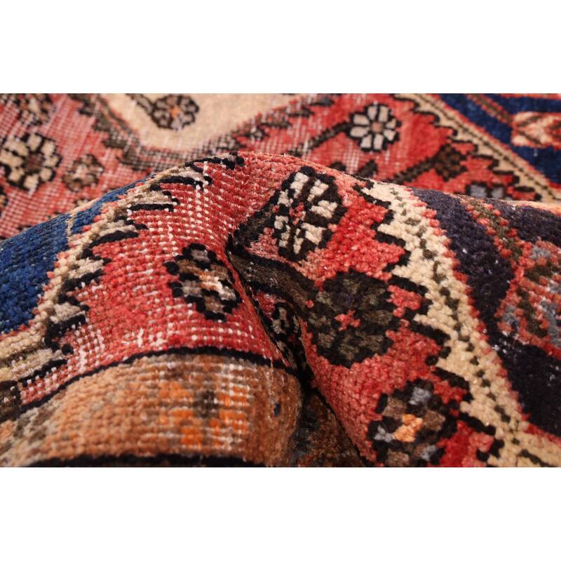 ECARPETGALLERY Hand-knotted Antalya Vintage Red Wool Rug - 4'9 x 6'7