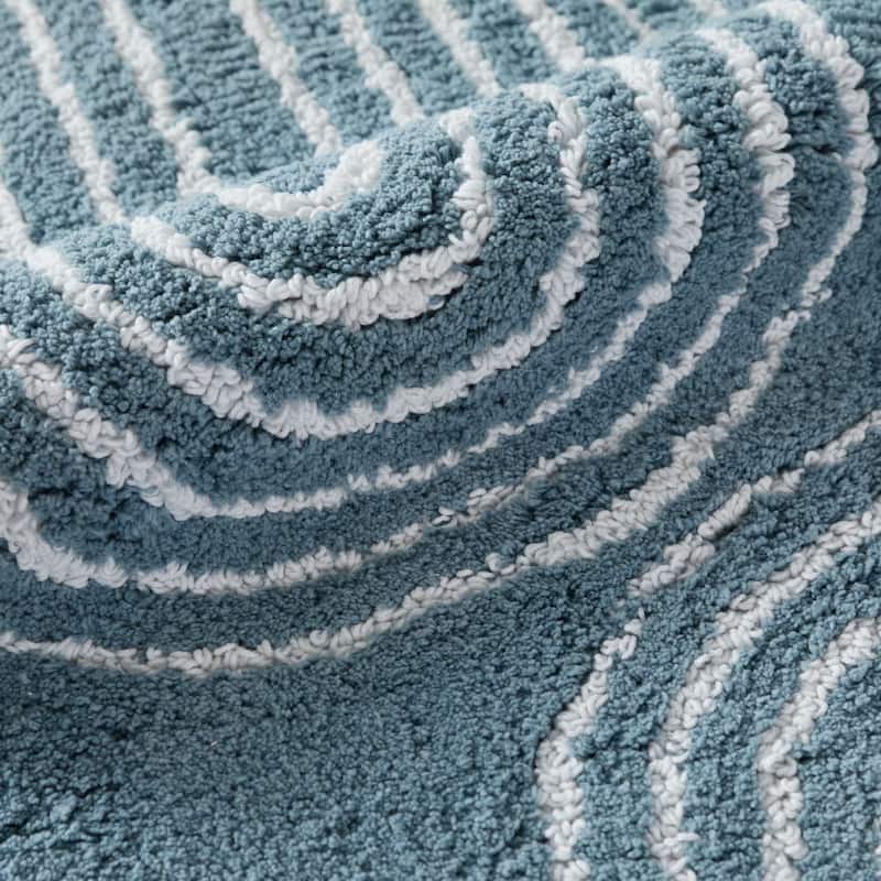 Becky Cameron 100% Cotton Modern Patterned Bath Mat