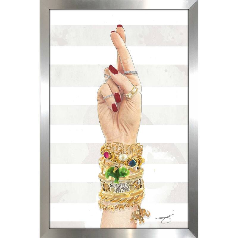 "Fingers Crossed" by Jodi Print on Acrylic