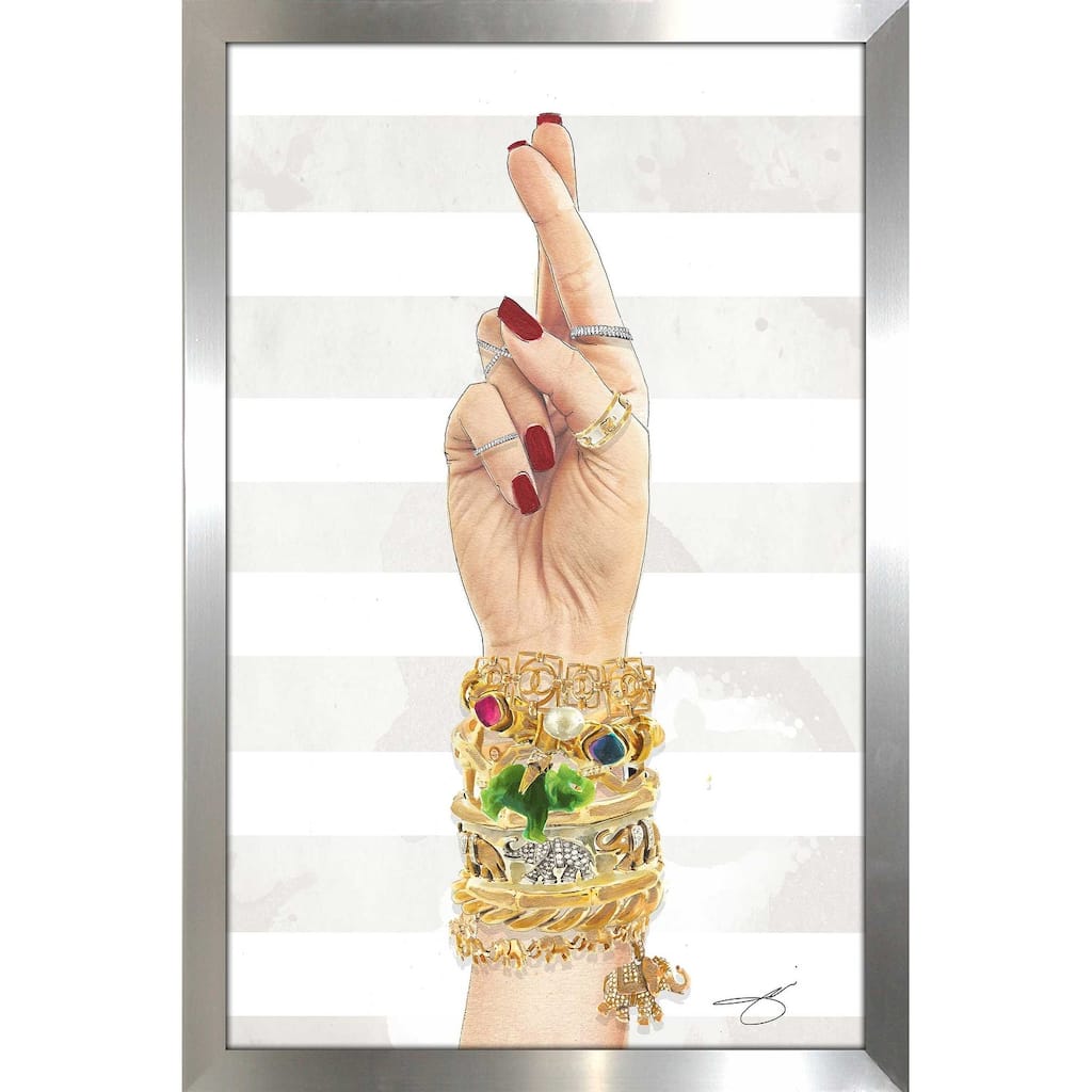 "Fingers Crossed" by Jodi Print on Acrylic