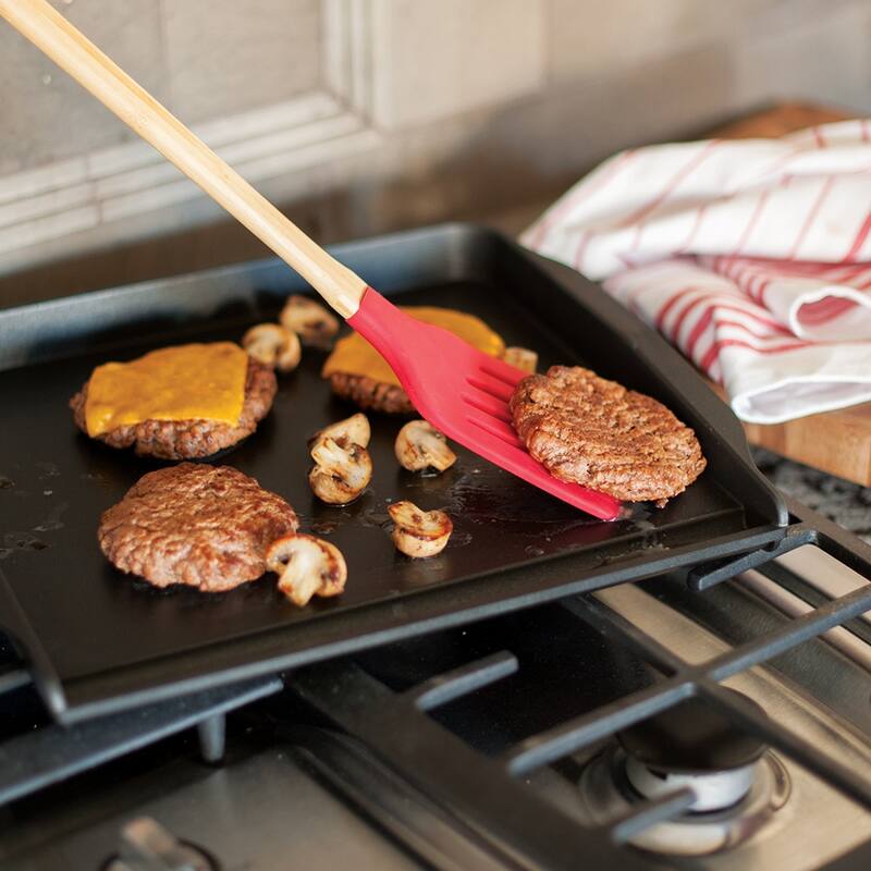 Nordic Ware Aluminum Black Backsplash Griddle