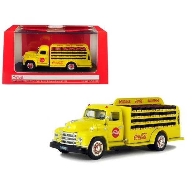 Shop 1955 Diamond T Bottle Delivery Truck Coca Cola Yellow 1 50 Diecast Model Car By Motorcity Classics On Sale Overstock 25518881