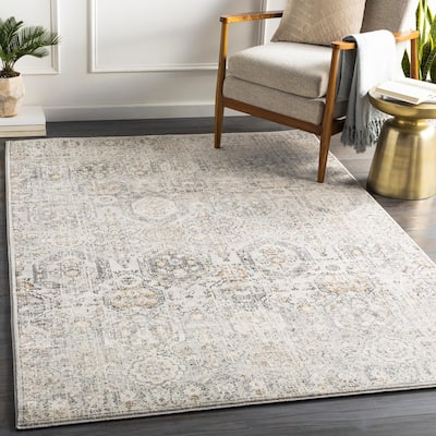 Livabliss Indigo Arts & Crafts Medallion Area Rug
