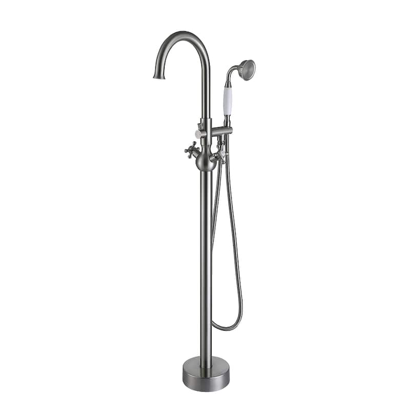 Freestanding Bathtub Faucet with Hand Shower